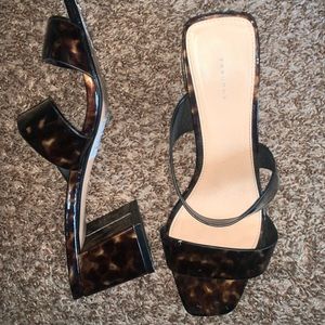 Tortoise Sandal heels